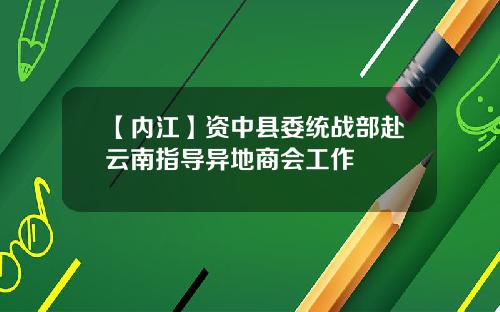 【内江】资中县委统战部赴云南指导异地商会工作