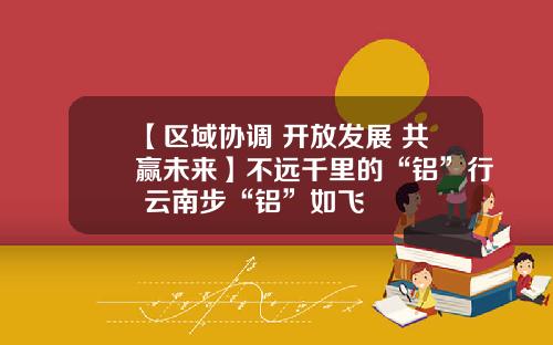 【区域协调 开放发展 共赢未来】不远千里的“铝”行 云南步“铝”如飞