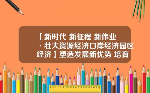 【新时代 新征程 新伟业·壮大资源经济口岸经济园区经济】塑造发展新优势 培育发展新动能昭通市持续建链补链强链延链打造产业集群