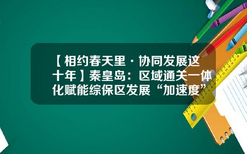 【相约春天里·协同发展这十年】秦皇岛：区域通关一体化赋能综保区发展“加速度”
