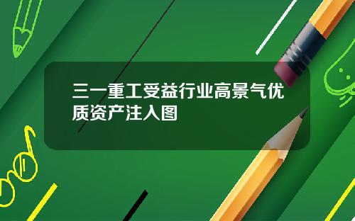 三一重工受益行业高景气优质资产注入图