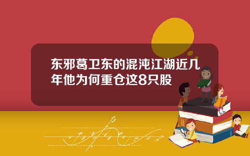 东邪葛卫东的混沌江湖近几年他为何重仓这8只股