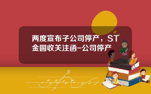 两度宣布子公司停产，ST金圆收关注函-公司停产