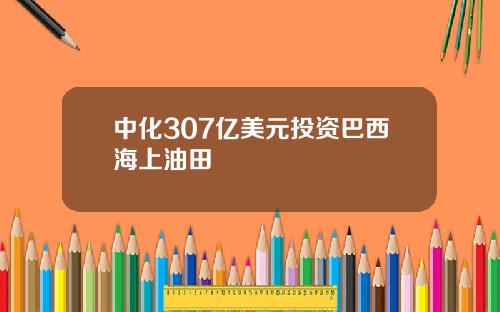 中化307亿美元投资巴西海上油田