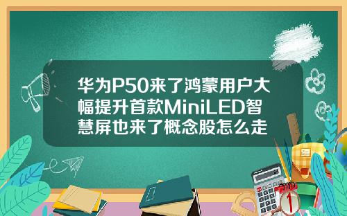 华为P50来了鸿蒙用户大幅提升首款MiniLED智慧屏也来了概念股怎么走