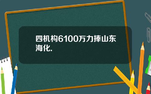 四机构6100万力捧山东海化.