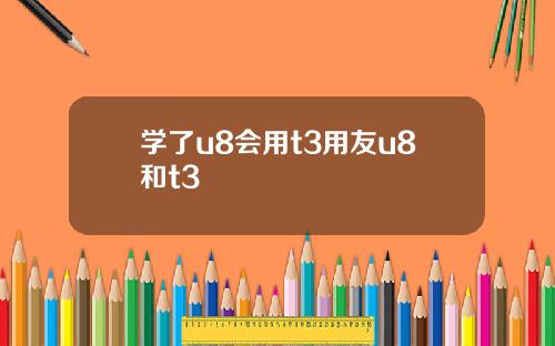 学了u8会用t3用友u8和t3