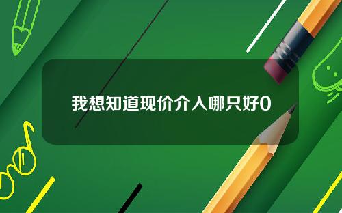 我想知道现价介入哪只好0
