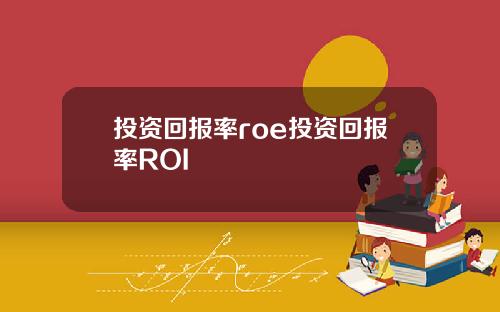 投资回报率roe投资回报率ROI
