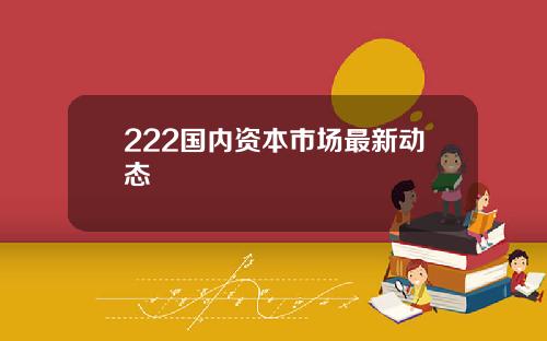 222国内资本市场最新动态