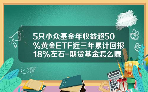 5只小众基金年收益超50%黄金ETF近三年累计回报18%左右-期货基金怎么赚钱