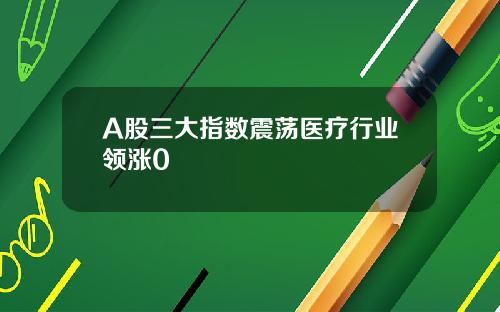 A股三大指数震荡医疗行业领涨0