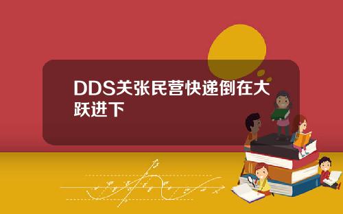 DDS关张民营快递倒在大跃进下