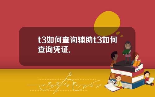 t3如何查询辅助t3如何查询凭证.