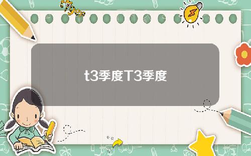t3季度T3季度
