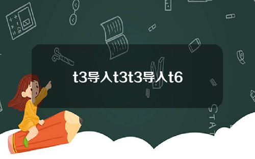 t3导入t3t3导入t6