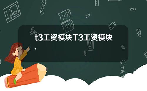 t3工资模块T3工资模块.