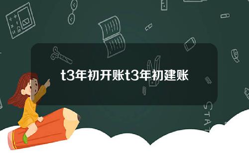 t3年初开账t3年初建账