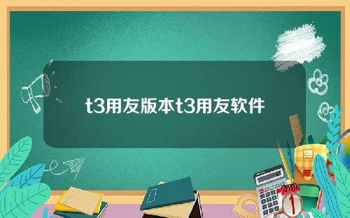 t3用友版本t3用友软件
