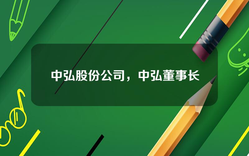 中弘股份公司，中弘董事长