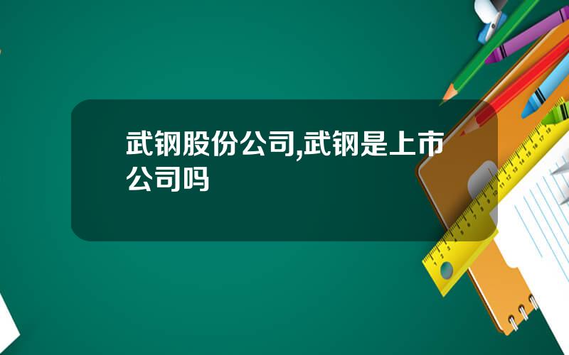 武钢股份公司,武钢是上市公司吗