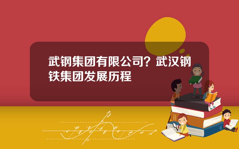 武钢集团有限公司？武汉钢铁集团发展历程